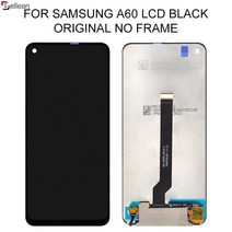 6.3 인치 M40 디스플레이 삼성 갤럭시 A60 Lcd 터치 스크린 디지타이저 어셈블리 교체 프레임 판매, 한개옵션1, 01 Original Black