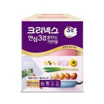 크리넥스 뽑아쓰는 키친타올 안심3겹 140매*4각 - 1개, 140매, 1세트