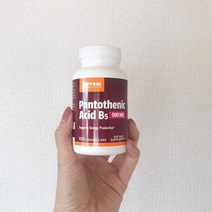 자로우 판토텐산 500mg 비타민B5 100캡슐 3개월분