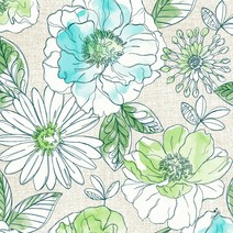 Duni 디너 테이블 냅킨 쟈뎅(186827) 60매(40x40cm), 기본