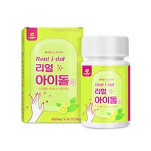 뉴트로웨이 리얼아이돌정60정 아이돌워터 레몬녹차수 미국산레몬과즙분말 제주산녹차분말 간편정타입, 1개, 60정
