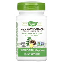 네이처스웨이 글루코만난 곤약뿌리 추출물 Glucomannan 1995mg 100 베지캡슐