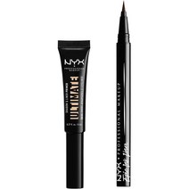 안지워지는아이라이너 NYX PROFESSION MACKUP 얼티밋 섀도우 & 라이너 프라, 02 미디엄 2팩 (아이라이너+프라이머 묶음)