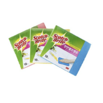 3M 스카치브라이트 천연펄프행주 10개입, 분홍., 50개
