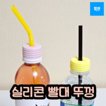 스트로우캡 빨대뚜껑 패트병 실리콘캡 2P 페트병뚜껑, 2개
