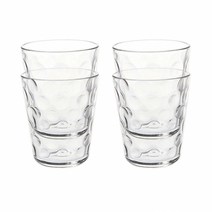 글라스락 물방울 렌지 언더락 200ml 4P