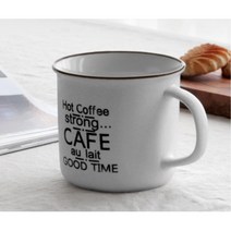 빈티지스타일 파스텔 컬러 도자기 머그잔 카페 물컵, 아이리스 파스텔 머그 핑크