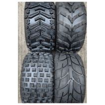 ATV 타이어 16x8-7인치 사발이 4륜 바이크 오프로드, 16x8-7 플라워 타이어 + 휠 허브