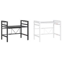 신혼집 모던주방 2단 전자렌지대 좁은방꾸미기 기숙사 사무실 선반정리대 공간활용, 리브리움 전자레인지선반 3단 블랙, 리브리움 전자레인지선반 3단 블랙