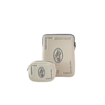 심플 자모 아이패드 노트북 파우치