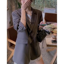 EAGLE PEAK 그레이[작은정장]코트녀 작은키2023년봄신상 스타일리쉬한디자인작은정장