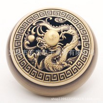 불교용품 Lucky Zen Buddhism fish dragon Incense burner figurine Ornament home Decoration Good luck s, 11 9