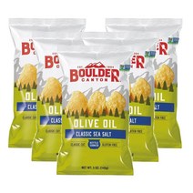 Boulder Canyon Olive Oil Sea Salt 볼더 캐년 올리브 오일 클래식 씨솔트 크리스피 142g 5팩