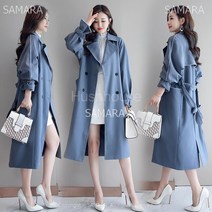 SAMARA p190129171 트렌치 코트 가을 여성 봄 롱 루즈핏 미디