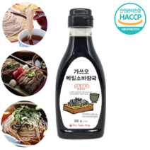 일본 명가 가쓰오 다시 냉 모밀 소바 쯔유 소스 300ml, 메밀소바장국 300ml, 5개