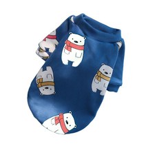 개 조끼 작은 개를 위한 겨울 따뜻한 애완 동물 옷 치와와 프랑스 불독 퍼그 운동복 고양이 코트 요크 의류, 06 XXL, 06 Blue