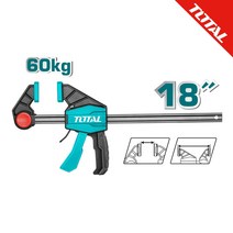 토탈공구 퀵 클램프(18인치) - THT1340603, 1개