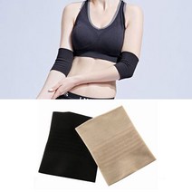 PKFARM 남녀공용 얇은 탄력 팔꿈치 보호대 밴드 2P 세트 팔뚝 슬리브 엘보 아대, 2개입, S사이즈, 블랙(검정)