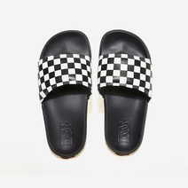 반스 라 코스타 슬라이드-온 블랙 체크 실내화 슬리퍼 VN0A5HF527I