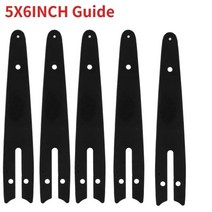 4 인치 6 8 미니 스틸 전기톱 체인 전기 체인톱 체인 교체, 5x6inch 가이드