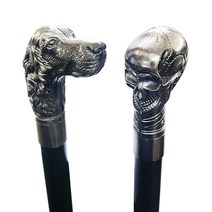 PGM*^몰럭셔리지팡이 신사 간지 방범봉 호신 할머니선물 시니어용품 할아버지 실버 보행 보조용 어르신 노인^^췤pgm, ^^옵션*^해골지팡이