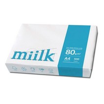 밀크 A4 복사용지(A4용지) 80g 500매 1권