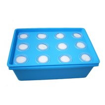 꽃을 심는 물갈이 가든픽 재배 디바이스 수경줄 야채젤리, T02-발롱블루, C02-정적 물 배상자