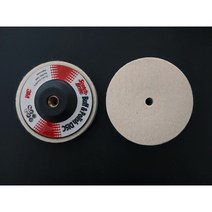 3M 디스크 그라인더날 Buff&Polish Disc 양모휠 4인치, 단품