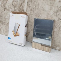 abm 스탠드 우드 탁상거울 m, 상세페이지 참조