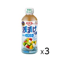 에바라 야채절임 소스 아사즈케 레귤러 500ml 3개