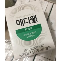 엠디웰 메디웰 환자영양식 노인영양식 유동식 단백질 연하제 메디웰 화이바 200ml x 24팩 1개