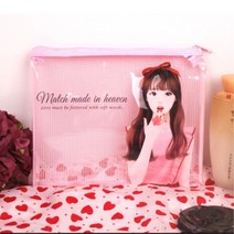 메쉬투명세면도구 보관 파우치 여행갈때편리한