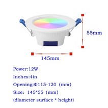 지그비 zigbee tuya 3.0 통 rgbcw 스마트 통 음성 리모콘 Alexa google home 10w 12w 통과 호환 가능, 와이파이