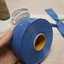 리보너 샤벳리본 하늘하늘한 린넨느낌 가볍고 부드러운 리본 1롤 45m, 40mm, 청하늘