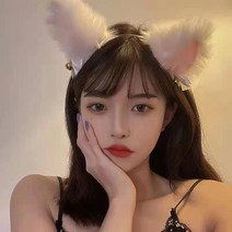은꽃밴드 고양이머리띠 파티