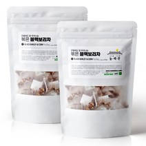 늘해찬 찬물에도 잘 우러나는 볶은 국산 블랙보리차 티백 전통차 삼각티백 대용량, 2개, 단품