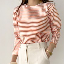 드레스날다 애플민트 스트라이프 티셔츠(tee745)