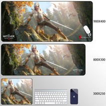 위쳐3 와일드 헌트 게이밍 마우스 장패드, S + 800X300mm
