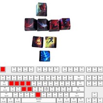 기계식 게임용 개인 키캡 미니 키보드 GK61 ANNE PRO 2 60% 맞춤형 OEM 리그 오브 레전드 LOL, [01] OEM, [04] Set 4