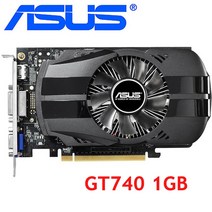 ASUS 그래픽 카드 GT740 1GB 128Bit GDDR5 비디오 nVIDIA Geforce GT 740 Hdmi Dvi 용 GTX 650 보다 VGA 사용
