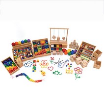 두뇌개발 원목 큰솔 가베교구세트 12종 베이직 G17313