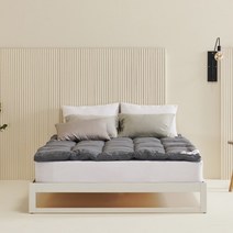 [더코이즈] 프리미엄 호텔식 마이크로화이바 요토퍼 (Q), 색상:화이트