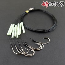 꼬임방지용 우럭채비 우럭선상낚시 침선 어초 채비 어피바늘 낚시바늘, 꼬임방지바늘26호(8개입)