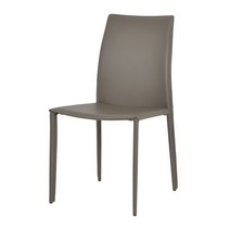 하이파 포룬 천연가죽식탁의자 색상5, 색상:크림오렌지