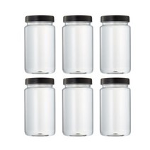마카 트라이탄 다온보틀 플라스틱 블랙 500ml, 6개, 용기6개