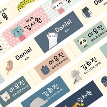 네임 면 라벨 컬러 대형 디자인타입, 쥬라기월드