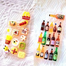미니어쳐하우스, 15_와인병 5개와 나무 장식장