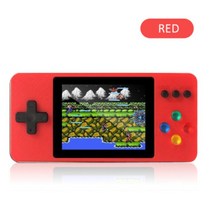 가정용오락실게임기 옛날게임기 오락기 Ewwke K8 핸드 헬드 게임 플레이어 3.0 인치 LCD 레트로 비디오 콘, 03 Red