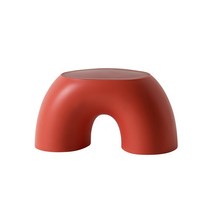 베리구즈 레인보우 스툴 어린이의자 발받침대, 레드