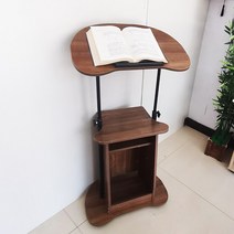 입식테이블 리프트업 좌식 거실탁자 확장형 수납함, 브라운